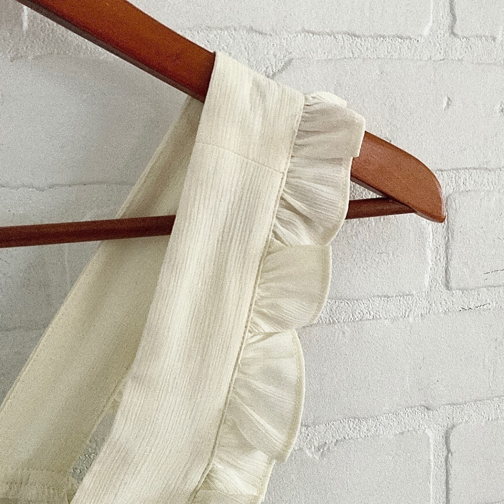 J.O.A. White Ruffled Mini Dress - Picture 7 of 11